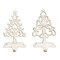 Cast Iron Ornate Tree Stocking Hanger Set of 2 Christmas Decor